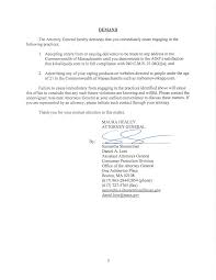 The Commonwealth of Massachusetts Office of the Attorney General