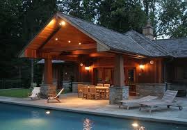 Relaxed boho vibes are perfect for a pool house; 25 Incredible Pool House Ideas Inspirations