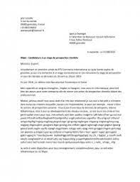 Exemple lettre de motivation pour galerie lafayette merci d`avoir examiné ma demande. Lettre De Motivation Candidature A Un Stage De Prospection Clientele Memoire Ggdu45