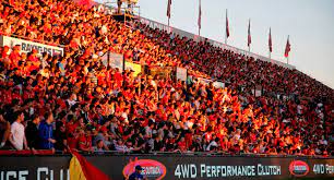 Adelaide united, hindmarsh, south australia, australia. Coopers Stadium