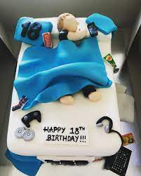 Birthday cakes for guys boys first birthday smash cake addy birthday in 2018. Pin By Cami Brinzei On Frosted Cakes Funny Birthday Cakes Birthday Cakes For Teens Boys 18th Birthday Cake