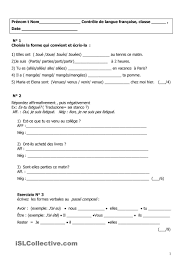 5ème conjugaison le futur simple de l'indicatif leçon et exercices. Controle Passe Compose Passe Compose Fle Lecon De Francais
