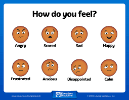 How I Feel Chart Csefel Feelings Chart Mood Chart For Child