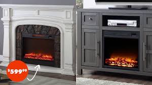 Tv & media stands, mantel packages. Electric Fireplaces At Big Lots Youtube