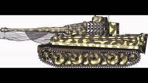 Photos show that it had a strong camouflage pattern of some kind. Ww2 Panzer German Tiger Camouflage 1 Camuflajes Panzer Tiger 1 Youtube