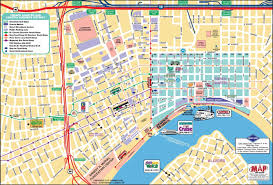 New Orleans French Quarter Tourist Map New Orleans Map New Orleans Travel New Orleans French Quarter