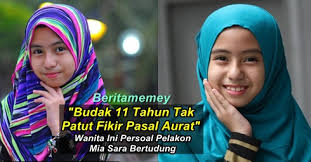 Sebaik mungkin.pada saya,genre utk kanak2 agak mengecil.kanak2 kurang diberi peluang utk explore dr segala aspek.sepatutnya skop genre kanak2 perlu lebih besar dan perhatian terhadap bakat kanak2 seharusnya perlu diberi. Bikin Panas Wanita Ini Persoal Pelakon Kanak Kanak Mia Sara Bertudung Pada Umur 11 Tahun Berita Memey