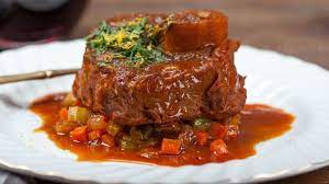 Milan Style Veal Shanks Osso Bucco Slow Cooker Veal Shank Veal