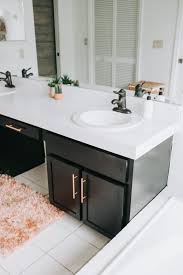 Spray paint countertops painting countertops laminate countertops bathroom countertops kitchen counters countertop redo painting cabinets everyone wants to know how to spray paint countertops! Painting Laminate Cabinets And Countertop Under 100 Crazy Life With Littles Diy Home Decor