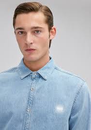 Roy Lux Black Açık Mavi Jean Gömlek