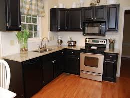 pretty black kitchen cabinets awesome