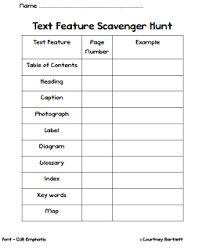 Smart About Text Features With A Freebie Swimming Into Second Text Features Worksheet Text Features Nonfiction Text Features