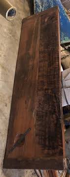 My wife wanted a coffee table so i got the idea to edge glue different sizes of hardwood— walnut, maple, oak and hickory. Ship Salvage Nautical Antique Warehouse