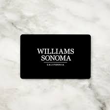 Using the williams sonoma credit card, you'll enjoy: Williams Sonoma Gift Cards Williams Sonoma