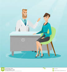 Illustration family consultation doctor online. Images Of Cartoon Doctor Patient Communication