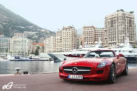 Mercedes Benz Sls Amg Roadster Photo Shoot In Monaco Egarage Mercedes Benz Sls Mercedes Benz Roadsters