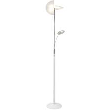Stehlampe Raccolta Metall Chrom Weiss B 31 T 31 H 183 Cm