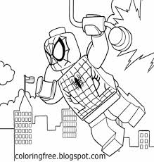 Lego avengers coloring pages are a fun way for kids of all ages to develop creativity focus motor skills and color recognition. Free Printable Lego Spiderman Coloring Pages Novocom Top