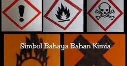 Bahan kimia yang diberi simbol seperti gambar di samping adalah bahan kimia yang bersifat mudah menguap dan mudah terbakar melalui oksidasi (oxidizing). Simbol Bahan Kimia Berbahaya Jagad Kimia