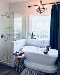 Mansfield Acrylic Double Ended Pedestal Tub Rim Faucet Drillings Bathrooms Remodel Master Bathroom Renovation Bathroom Remodel Designs