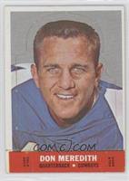 Don Meredith All Football Cards