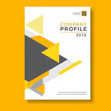Premium Vector Yellow Geometry Abstract Company Profile Template Company Profile Template Company Profile Company Profile Design Templates