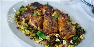 Make A Roast Chicken Dinner With Brussels Sprouts Using Just 1 Pan Recipe In 2020 Roast Chicken Dinner Chicken Dinner Brussel Sprouts