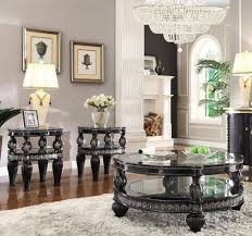Add style to your home, with pieces that add to your decor while providing hidden storage. Buy Homey Design Hd 1208 Coffee Table Set 3 Pcs In Black Silver Lacquer Online