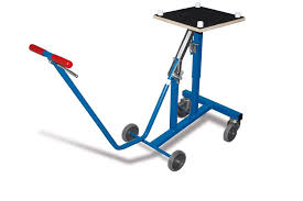 Tischheberoller Tragkraft 100 Kg Ladeflache 375 X 375 Mm Masse 1200 X 490 X 828 Mm Rad 125 Mm Roller Tragen Rad