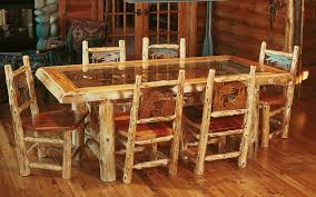 Log Dining Room Sets Cuyuna Dining Table Rustic Dining Room Rustic Kitchen Tables Dining Table Rustic
