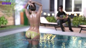 Harmony Haven - Chapter 1 - Jennifer invited Kevin to take a dip in the pool