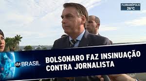 O presidente jair bolsonaro gritou com uma jornalista e a mandou calar a boca durante uma bolsonaro iniciou reclamando da cnn por ter elogiado as manifestações do fim de semana, que. Bolsonaro Faz Insinuacoes Contra Jornalista E E Criticado Sbt Brasil 18 02 20 Youtube