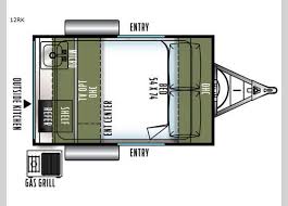 You are watching old videos. Floorplan 2019 Flagstaff E Pro 12rk Travel Trailer Travel Trailer Forest River Rv Trailer