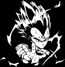 Los usuarios de dispositivos táctiles pueden. Vegeta Dragon Ball Z Blanco Y Negro Novocom Top