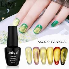 Get the best deals on opi nail gel and shellac polish. Ibdgel Spar Cat Eye Gel Polish Silver Gold Magnetic Nail Gel Lak 15ml