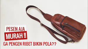 Jual bobo outdoor tas selempang keren waterproof di lapak. Tutorial Proses Dan Cara Membuat Pola Tas Selempang Youtube