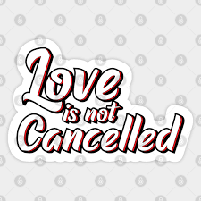 Love Is Not Cancelled Love Sticker Teepublic Love Stickers Stickers Retail Logos Polish your personal project or design with these cancelled transparent png images, make it even more personalized and more. pinterest