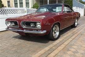 Image result for Bright Red 1967 Barracuda