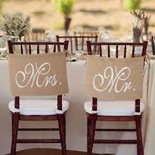 Popular mrs garland banner of good quality and at affordable prices you can buy on aliexpress. Home Furniture Diy Mr Mrs Burlap Chair Banner Set Garland Rustic Wedding Party Decoration Lh Kisetsu System Co Jp