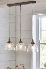 Free uk delivery on eligible orders! Next Bergen 3 Light Linear Bar Pewter Hanging Lights Kitchen Kitchen Ceiling Lights Kitchen Lighting Design