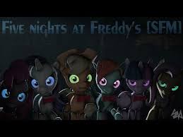 Five Nights At Freddy S Sfm Rus Official Video Five Nights At Freddy S Five Night Nightmare Moon