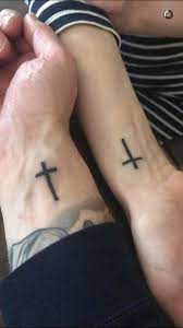 Perhaps the cross tattoo on your wrist is there purely for aesthetic purposes. Crucifix Cross Matching Tattoos Simple Arm Tattoos Faith Tattoo Crucifix Tattoo