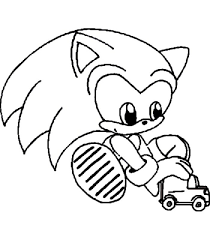 Ausmalbilder Sonic 118 Schwarz Weiss Bilder Drucken Sie Kostenlos