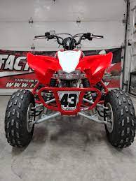 TRX400EX front MX bumper with numberplate – Factory 43