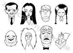 Printable colouring book for kids. 140 The Addams Family Ideas Addams Family Adams Family Family