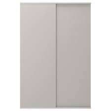 Ce ne sono di tutti i tipi e di tutti i prezzi! Skatval Anta Scorrevole Con Binario Grigio Chiaro 120x180 Cm Ikea It