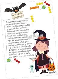 Filastrocca La Streghetta Di Halloween Di Maria Ruggi Con Disegno Da Colorare Maestramary Filastroccahallow Attivita Di Halloween Filastrocche Halloween