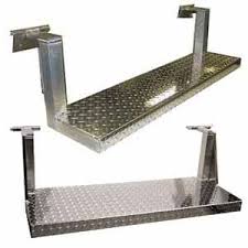 Fold Up Aluminum Trailer Step Xcfp 31 Sheet Metal Fabrication Aluminum Fabrication Custom Metal Fabrication