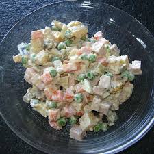 Russischer Salat Rezept Rezepte Salat Russischer Salat