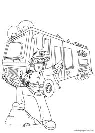 On this page of coloring pages you will meet our main character and his brave team. Fireman Sam Coloring Pages Emergency Coloring Pages Coloring Pages For Kids And Adults